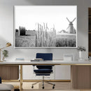 Vintage Farmhouse Black and White Triptych Wall Art – Giclee