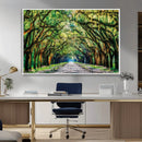Serene Tree Tunnel Wall Art Canvas Print – Pathway Under by MyGreatCanvas | Canvas Wall Art Prints | Photo Prints & Wall Decor