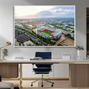 Old Trafford Manchester United Stadium Wall Art Canvas Print