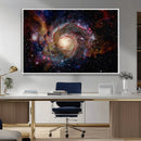Nebula and Galaxies in Space Wall Art Canvas Print, Spiral