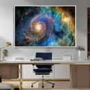 Spiral Galaxy Wall Art Canvas Print