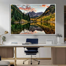 Maroon Bells Wall Art - Scenic Canvas Print of Maroon Bells