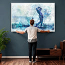 Golf Swing Wall Art Canvas Print - Sports-Inspired