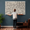 Abstract Horse Sketch Wall Art | Ready to Hang and Framed |