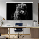 Bear Canvas Print | Wildlife Wall Art for Cabin Decor |