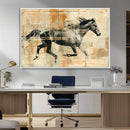 Chines Style Running Horse Western Wall Art | Farmhouse Wall
