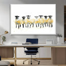 Farmhouse Wall Art Sheep Print | Ready to Hang Framed Canvas by MyGreatCanvas | Canvas Wall Art Prints | Photo Prints & Wall Decor