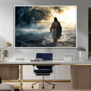 Jesus Walking Water Wall Art – Inspirational Christian