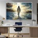 Jesus Walking on Water Wall Art | Canvas Print | Ready to