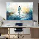 Watercolor Jesus Walking on Water Canvas Print, Christian by MyGreatCanvas | Canvas Wall Art Prints | Photo Prints & Wall Decor