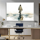 Watercolor Jesus Walking on Water Canvas Print, Christian by MyGreatCanvas | Canvas Wall Art Prints | Photo Prints & Wall Decor