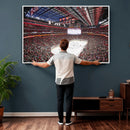 Barton Malow Little Caesars Arena Detroit Wall Art Canvas