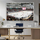 Lausanne Arena Ice Hockey Stadium Wall Art Canvas Print,