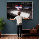 Rogers Place Edmonton Oilers Ice Hockey Stadium Wall Art,