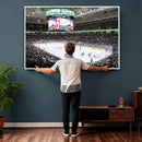Sharks Arena Blackhawks Sharks Ice Hockey Stadium Wall Art