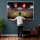 Framed Florida State Seminoles Football Team Print -