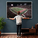 Houston Cougars Football Team Print - Houston TDECU Stadium