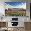 Framed Houston Cougars Football Team Print - Houston TDECU by MyGreatCanvas | Canvas Wall Art Prints | Photo Prints & Wall Decor