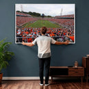 Virginia Cavaliers Football Team Print - Charlottesville Scott Stadium Print Wall Art Canvas by MyGreatCanvas | Canvas Wall Art Prints | Photo Prints & Wall Decor