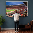 Wisconsin Badgers Football Team Print - Madison Camp Randall