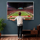 Wisconsin Badgers Football Team Print Canvas- Madison Camp