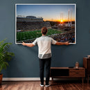 Demon Deacons Football Team Print Canvas- Winston-Salem