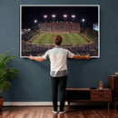 Demon Deacons Print Canvas, Football Team Print -