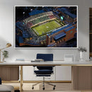 University of North Texas Mean Green Football Artwork,