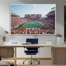 Framed Texas Memorial Stadium Canvas, University of Texas