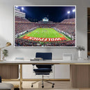 Wolfpack Football Team Print - Raleigh Carter-Finley Stadium