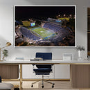 Duke University Blue Devils Football Print Canvas - Durham