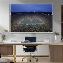 University of Michigan Wolverines Football Team Print - Ann by MyGreatCanvas | Canvas Wall Art Prints | Photo Prints & Wall Decor