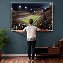 ASU Sun Devils Football Team Print Canvas - Phoenix Mountain