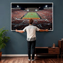 Boone Pickens Stadium Wall Art Oklahoma State Cowboys Print