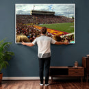 Central Michigan University Chippewas Football Team Print -