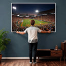 Clemson University Tigers Art Print, Football Team Print -