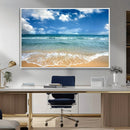 Sea View From the Beach Canvas Print