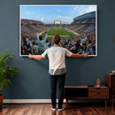 Michigan State Spartans Football Team Art Print - East