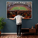 Syracuse University Orange Football Canvas Print, Football