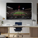 Framed Texas Tech Red Raiders Stadium Canvas, Texas Tech Red
