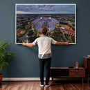 The Louisiana State University Tigers Football Team Print -