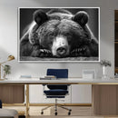 Resting Grizzly 399 Bear Canvas Print | Ready to Hang Wall by MyGreatCanvas | Canvas Wall Art Prints | Photo Prints & Wall Decor