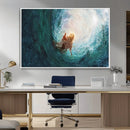Powerful Jesus Canvas Print - Hand of Salvation,