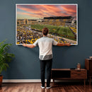 University of Wyoming Cowboys Football Team Print - Laramie
