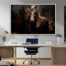 Abstract Black Horse Canvas Print for Farmhouse Wall Art | by MyGreatCanvas | Canvas Wall Art Prints | Photo Prints & Wall Decor