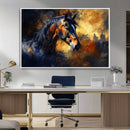 Abstract Horse Art Print - Abstract Canvas Wall Art |