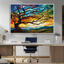 Mosaic Tree Wall Art | Ready to Hang Stained Glass Style