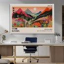 Yayoi 1986 Wall Art Print – Vibrant Sabi Sabi Japanese