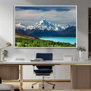 Mount Cook and Lake Pukaki Canvas Wall Art Print – Majestic by MyGreatCanvas | Canvas Wall Art Prints | Photo Prints & Wall Decor