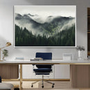 Misty Forest Canvas Print Wall Art Premium Canvas Print a